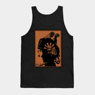 Halloween Victorian Silhouette - Halloween Tank Top